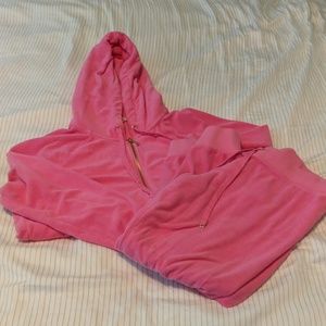 Pink Juicy tracksuit (pants xs, jacket s)